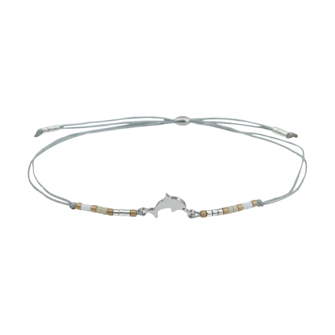 010D Miyuki fijne armband wit Dolfijn Presents and Pearls