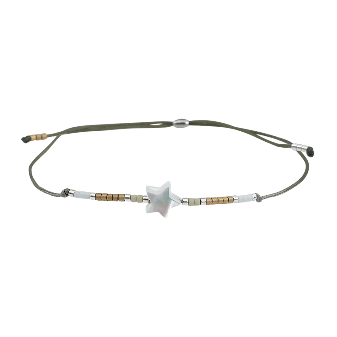 010F Miyuki fijne armband wit Star Presents and Pearls