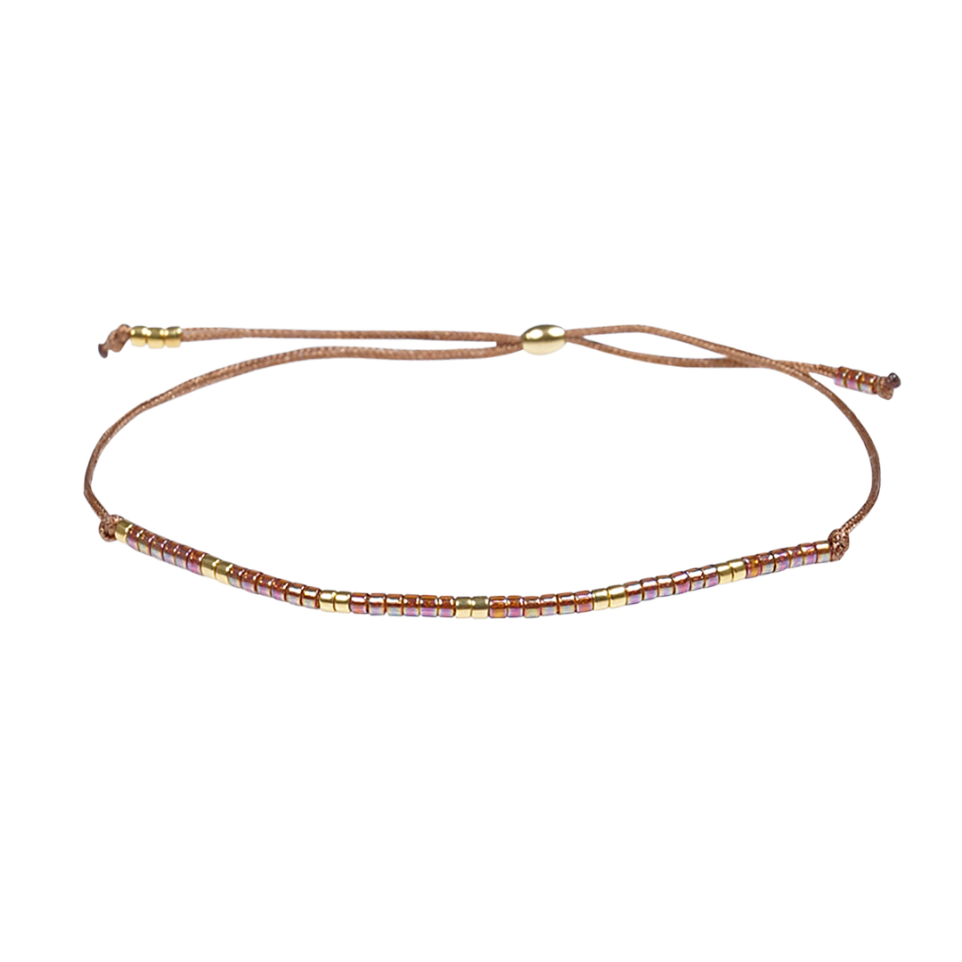 06A Miyuki fijne armband rood Presents and Pearls