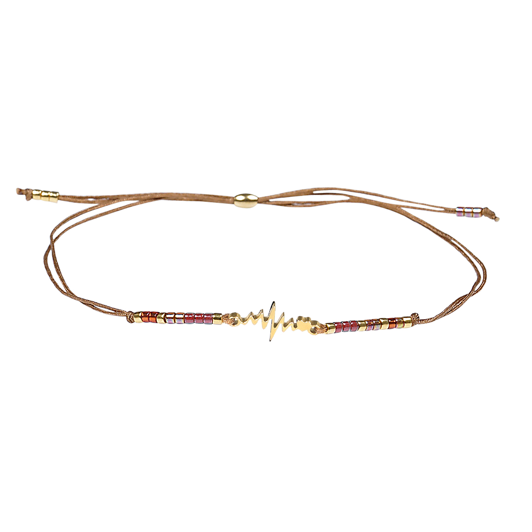 06C Miyuki fijne armband rood Heartbeat Presents and Pearls