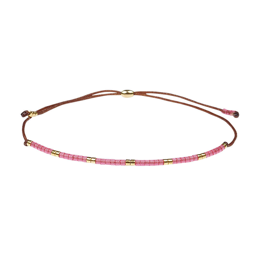 07A Miyuki fijne armband rose Presents and Pearls