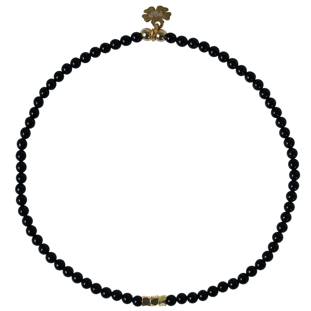 1C1 Delicate Black Gold Onyx