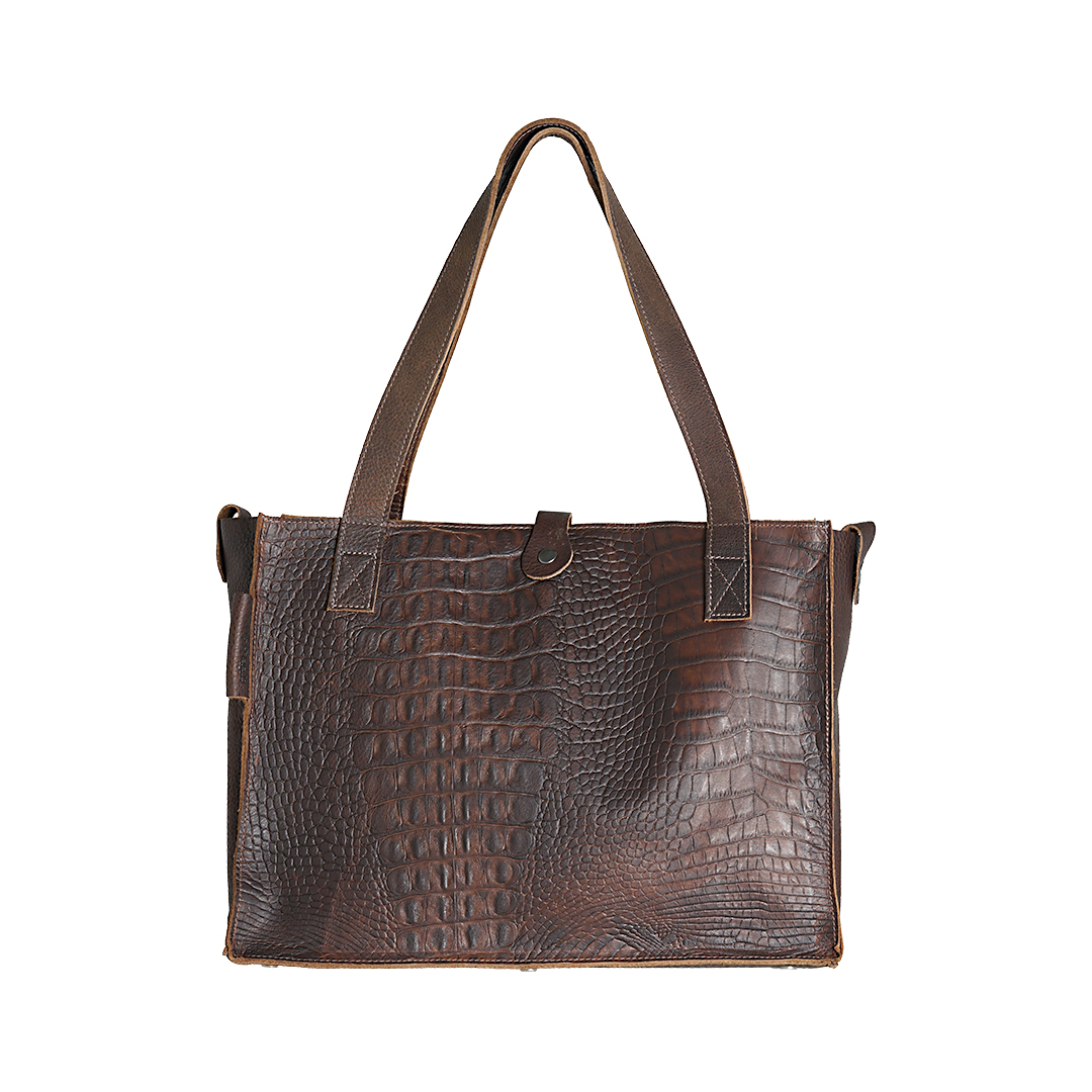 366 02 leren dames tass Duo donker bruin New Look Tasss 11