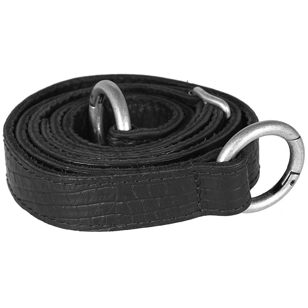 498 Tasss Belt Croco 00 Total Black
