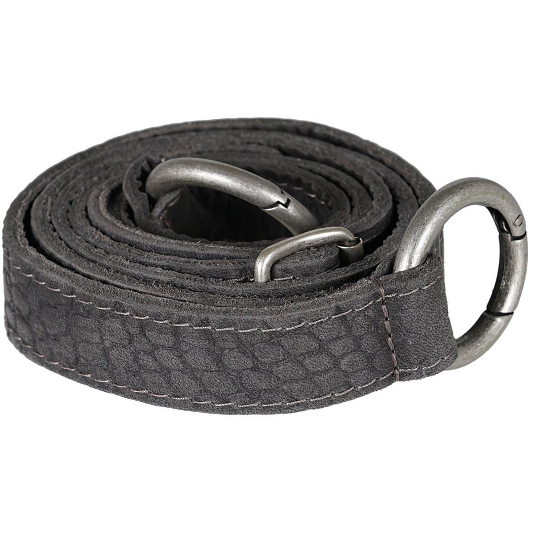 498 Tasss Belt Croco 15 Elephant Grey