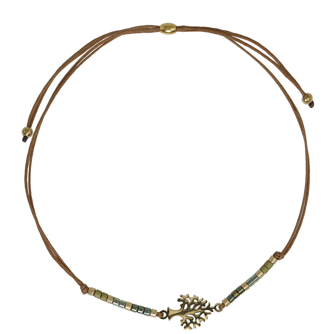 4B Delicate Olive Tree of Life Gold Pull