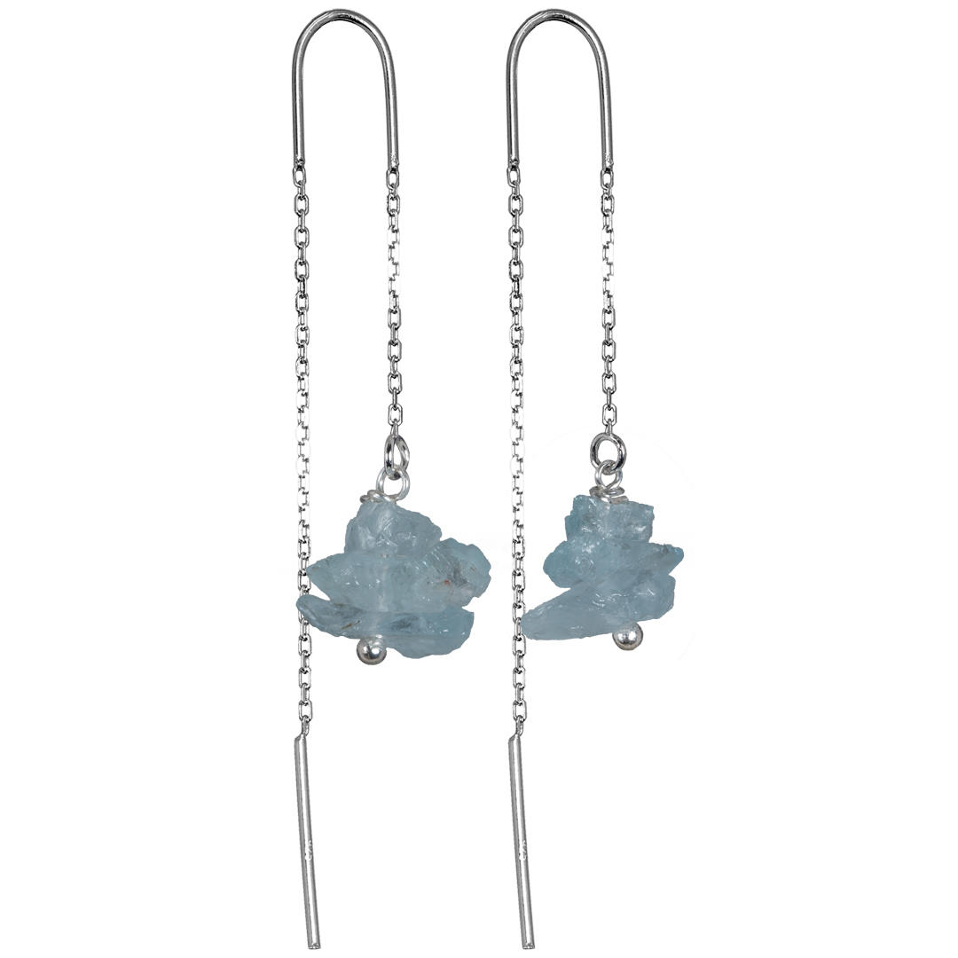 538 EarChain Rocks 05 Aquamarine Pretty Fine