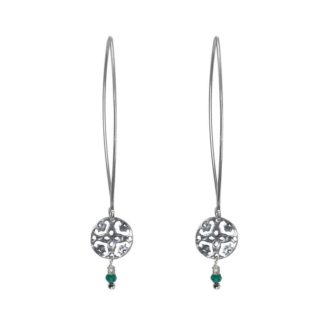 698 Birthstones Ear Hook 05 Emerald May