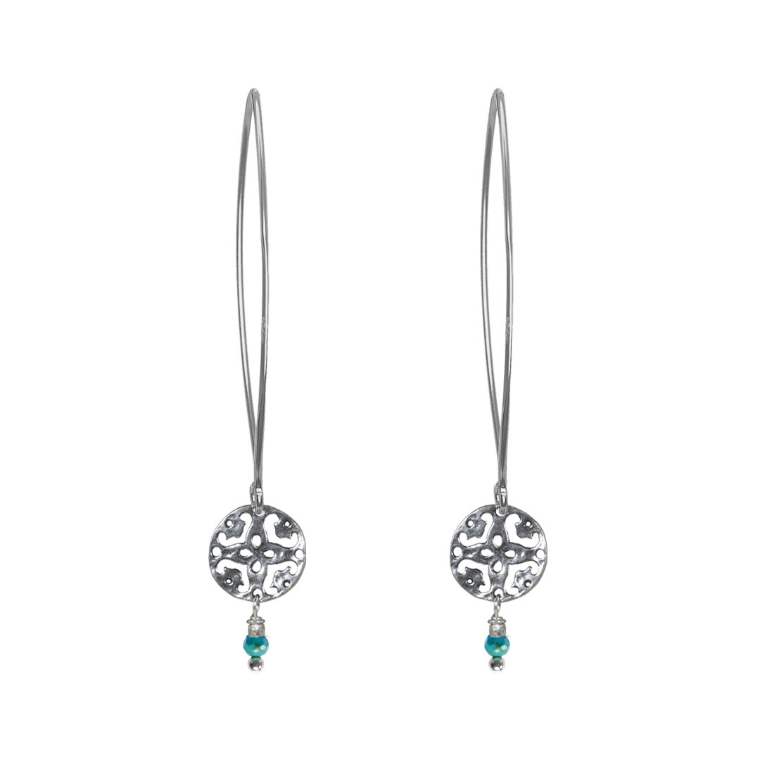 698 Birthstones Ear Hook 12 Turqouise December