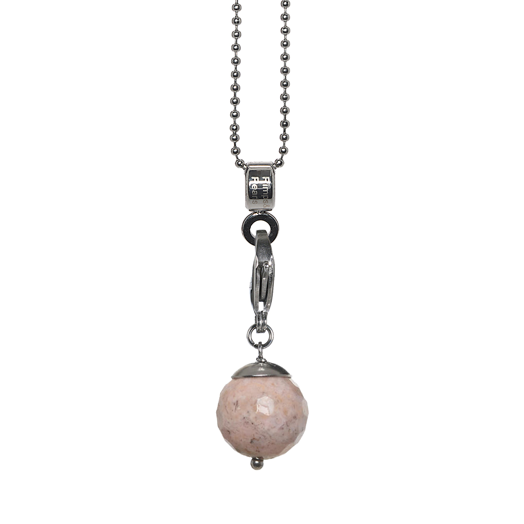 706 30 Ketting Liefgebaar roze Andes Opaal vrolijk