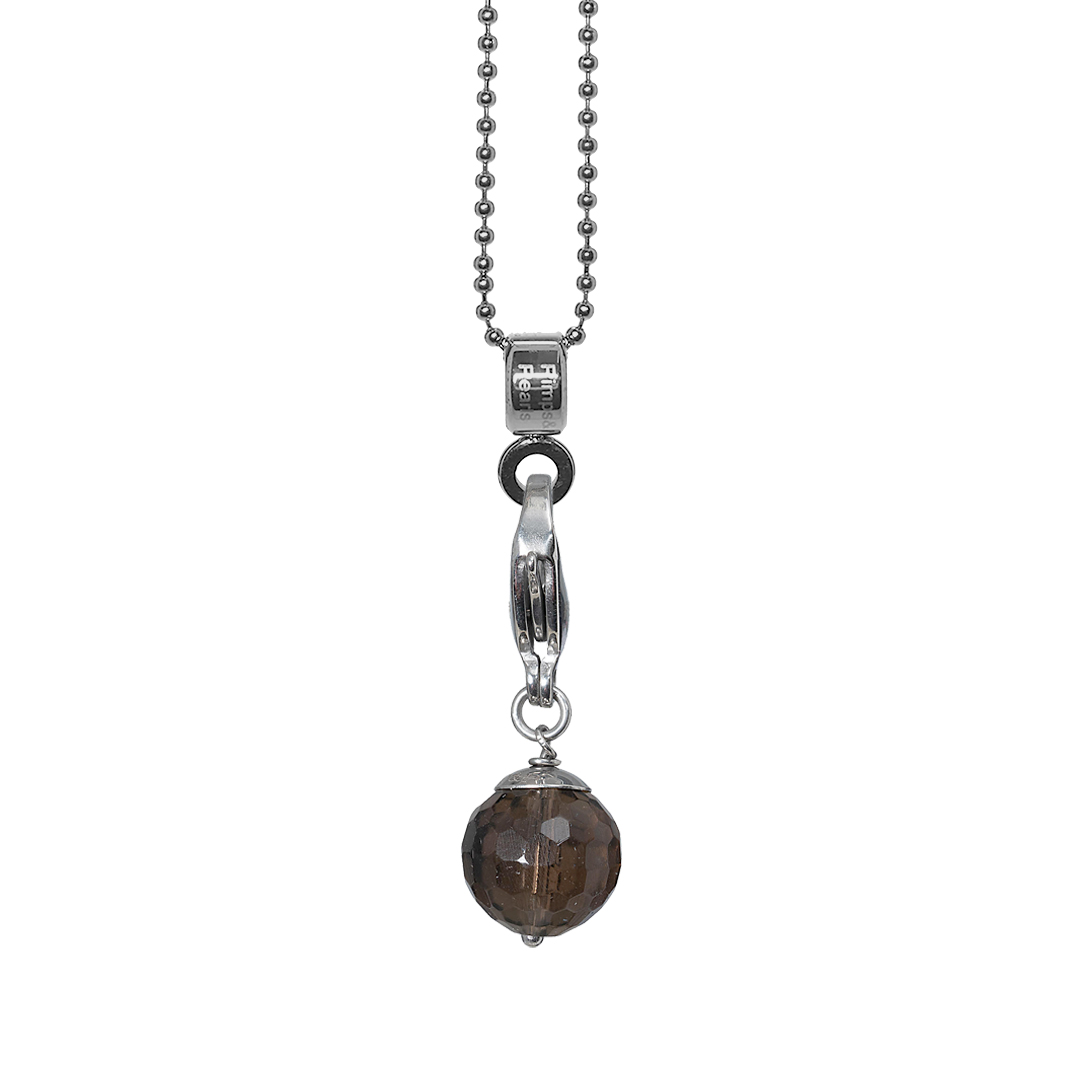 706 48 Ketting Liefgebaar bruin Rookkwarts positief