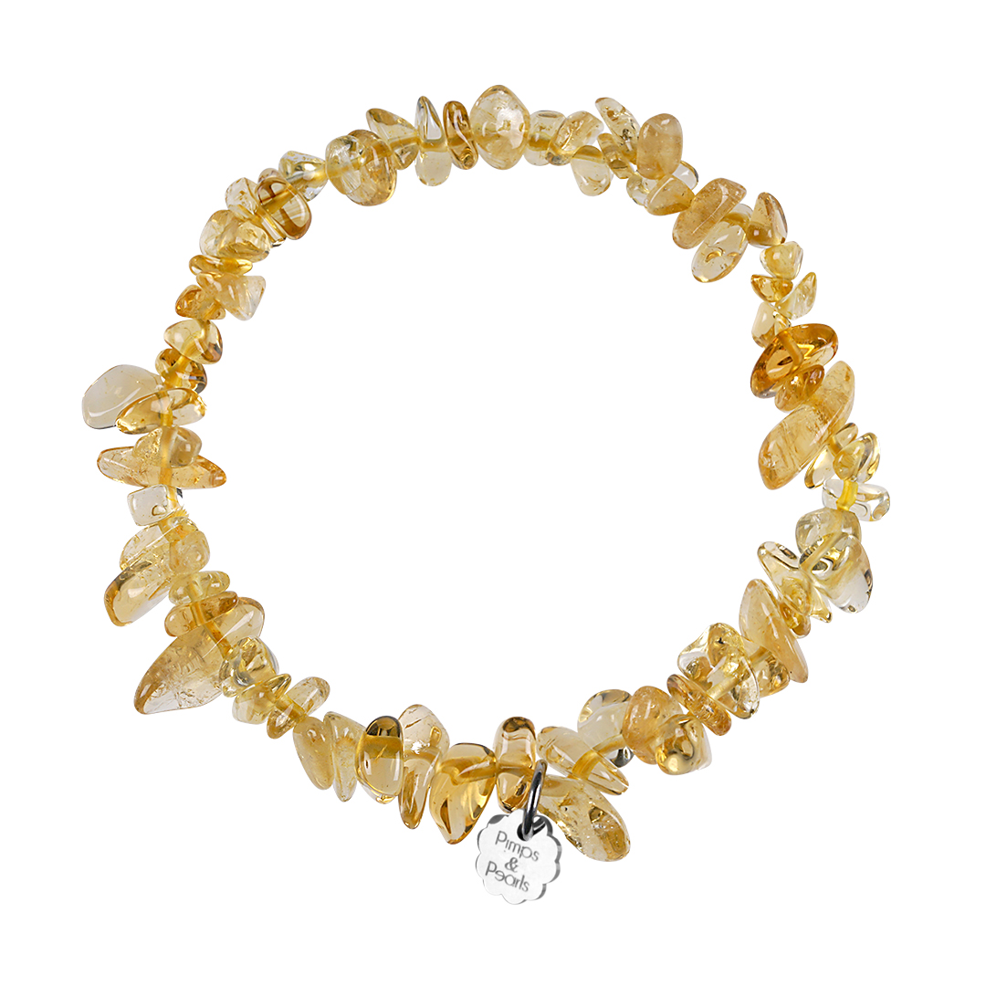 744 Birthstone Bracelet Rocks 11 Citrine November