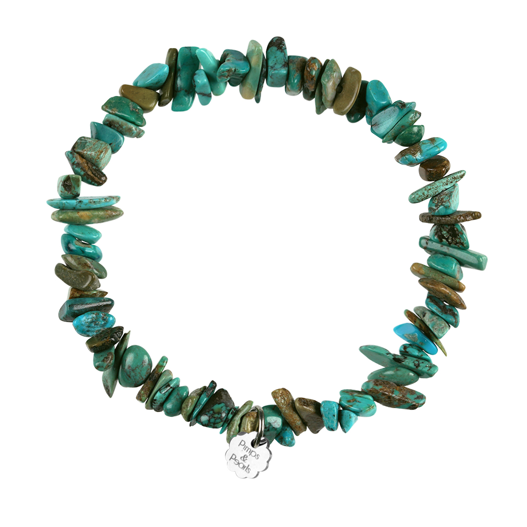 744 Birthstone Bracelet Rocks 12 Turquoise December