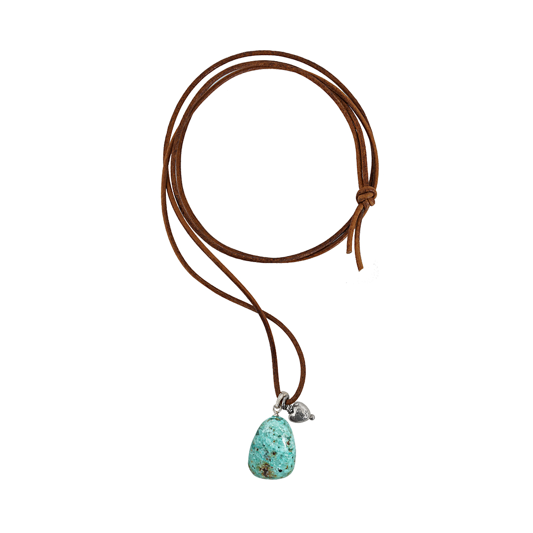 766 Birthstone Necklace 12 Turquoise