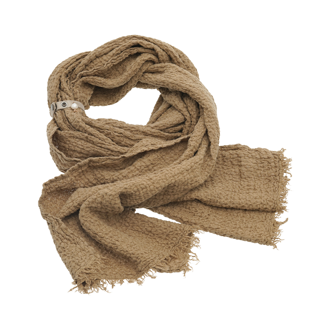 854 02 Linnen sjaal tabak Das XL Dress2Impress