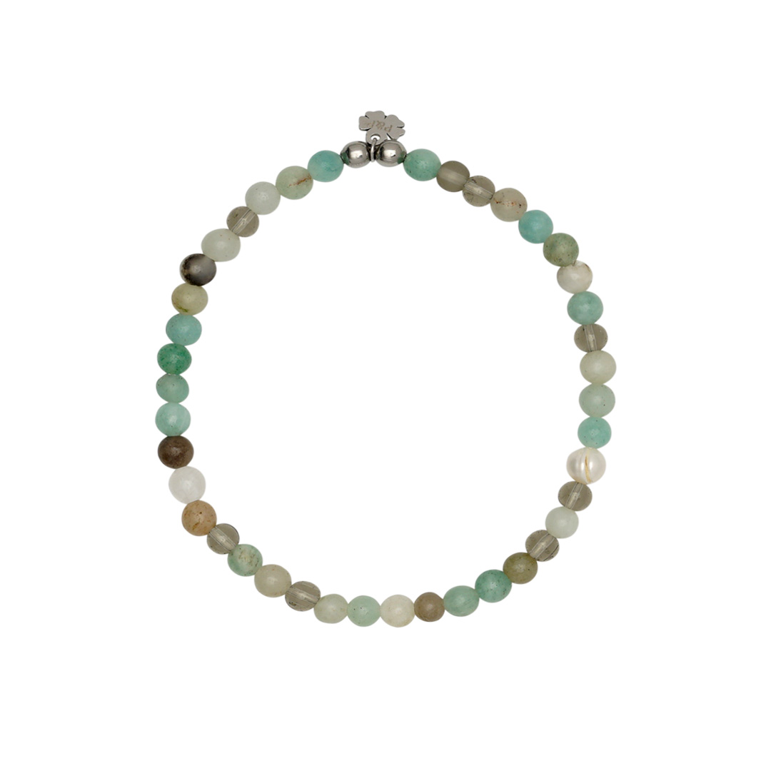 Armband edelsteen fijn Amazoniet mix 740 44