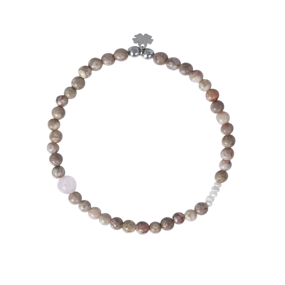 Armband edelsteen fijn Kambaba pink 740 51