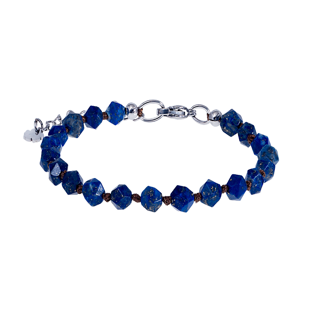 Edelsteen armband blauw Lapis Lazuli Saya Mala 884 16