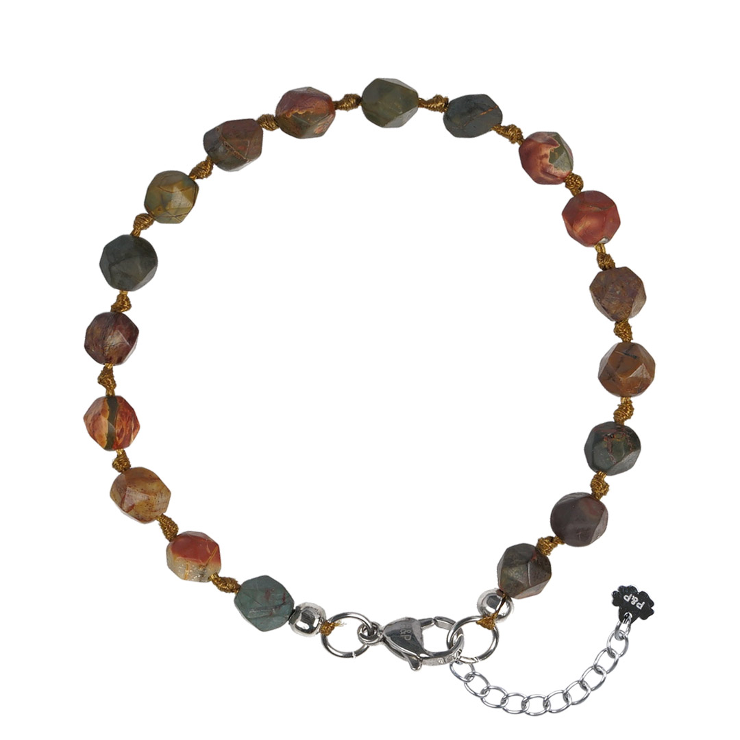 Edelsteen armband rood Howliet Saya Mala 884 11