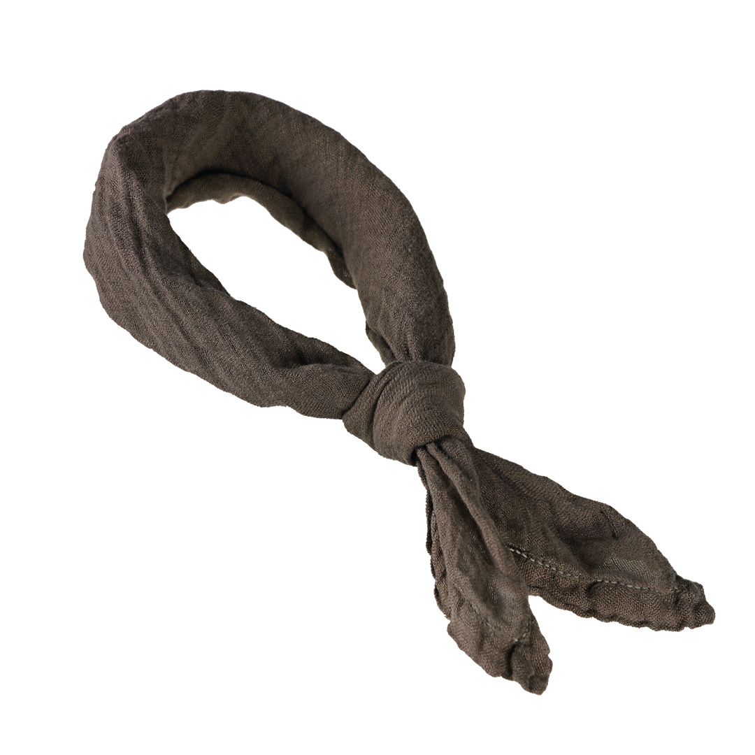 sjaal bandana linnen groengrijs 60 x 60 cm 856 11