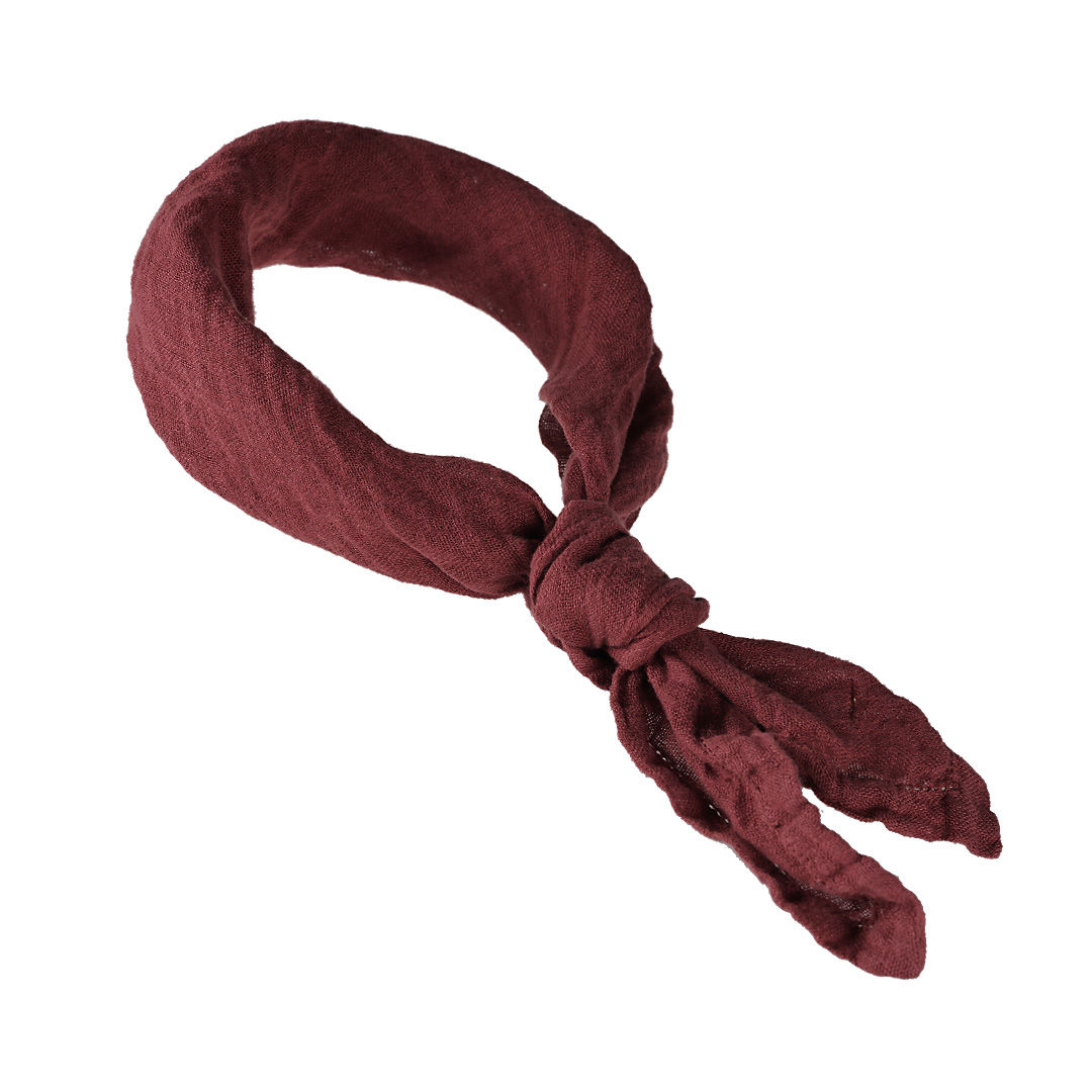 sjaal bandana linnen rood 60 x 60 cm 856 19
